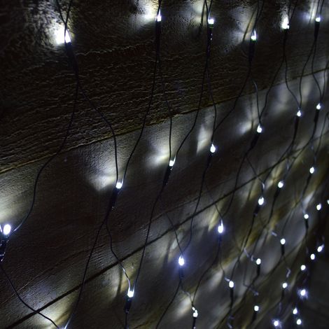Premier 3.5m x 1.2m 360 LED Multi Action Christmas Net Window Light - Cool White (1/5)