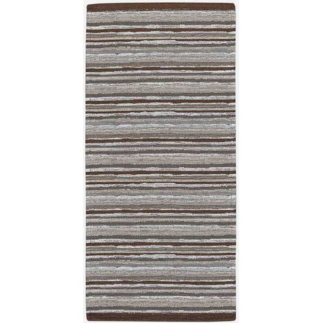 Tappeto passatoia cucina bagno lavabile antiscivolo Laos Brown