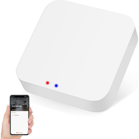 Zigbee WiFi and Bluetooth Hub Dual Mode Gateway, Tuya Smart H ome Bridge Wireless Control, Intelligent Bridge Wireless Smart H ome Gateway Pannel Via Alexa, Google H ome (1/5)