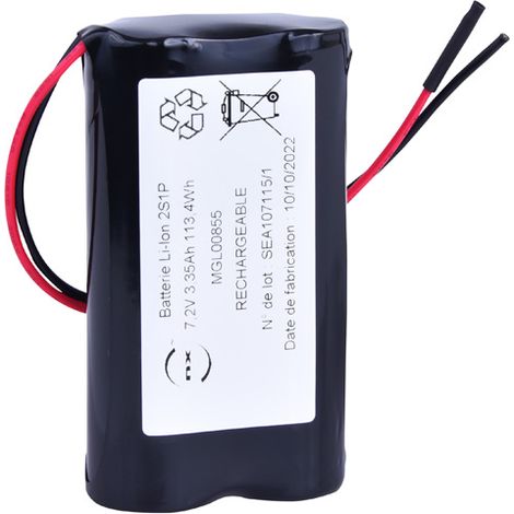 NX - Batterie Li-Ion 2x 18650 2S1P ST1 7.2V 3.35Ah - 24AWG