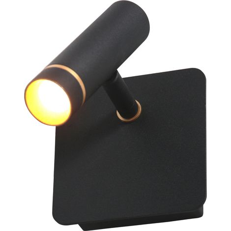 Mexlite - wandleuchte - Lumo - schwarz - metall - bettlampe - LED (1/4)