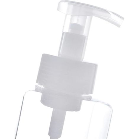 Flacone con dosatore a schiuma riutilizzabile da 250 ml in PETG/PP, composto da 3 pezzi. (1/5)