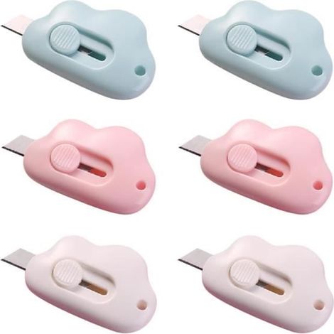 Mini Cutter - Non spécifié - 6 Pièces - Rétractable - Portable - En forme de nuage (1/4)
