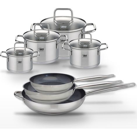 Lot Poêles 24/28/32 cm et Faitouts 12/14/16/20 cm Elo Profi Therm Platinum (1/5)