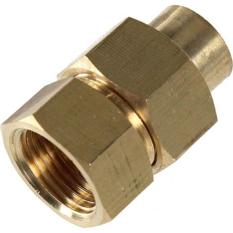 Union 3 pièces fer/cuivre à souder Femelle Ø40-1"1/2