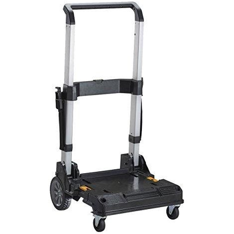 DeWALT TSTAK Faltwagen schwarz und silber robust