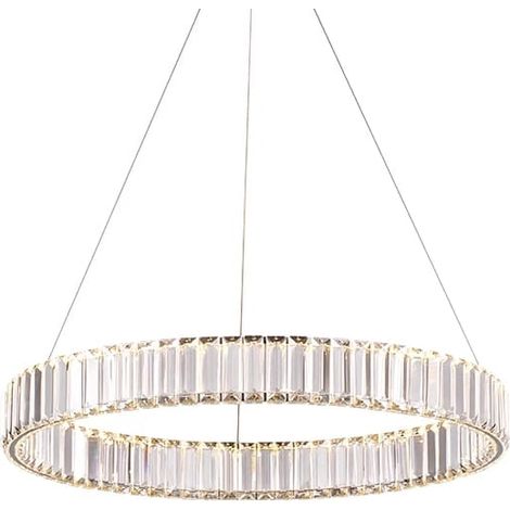 Bohemia Brass 40 AL - Lampadario a LED in cristallo ad anello 40 cm in ottone (1/4)
