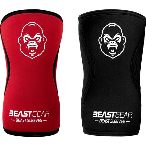 Genouillères de Compression pour Soutien et Protection en Néoprène 5 mm. Haltérophilie, Crossfit, Powerlifting, Squats, Course à Pied et Plus (1/5)
