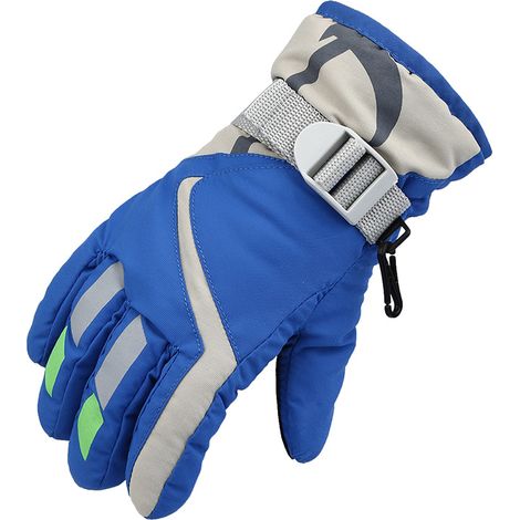 Gants de ski d'hiver professionnels pour filles, enfants et adultes, imperméables et chauds (1/3)