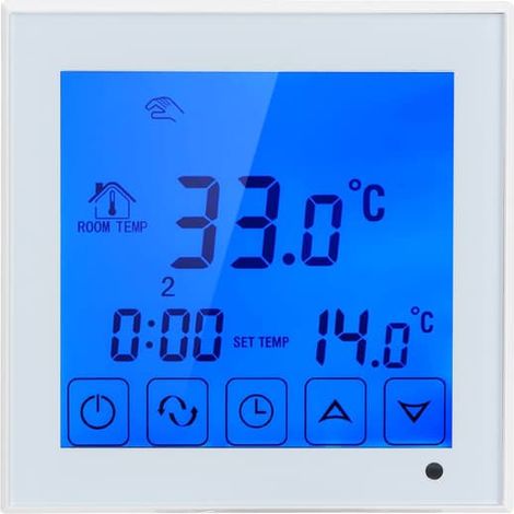 Thermostat de chauffage au sol électrique avec écran tactile 200-240 V (1/5)