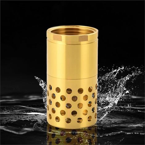 Fußventil aus Messing, Rückschlagventil für Wasserpumpen, 1-Zoll-Filterbodenventil, auslaufsicheres Pumpenventil aus Messing für Wassersysteme (DN25 1 Zoll klein) (1/4)