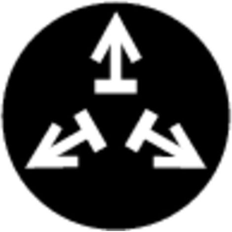 Étiquette bouton ' coup de poing ' noir symbole desserrage EATON M22-XDP-S-X15
