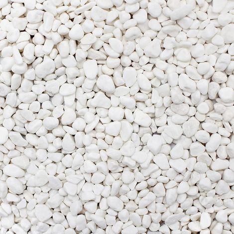 Galets Naturels Blancs - 1 Kg - Pierre De Rivière - Décoration Jardin Et Aquarium - 0,9-1,2 Cm (1/5)