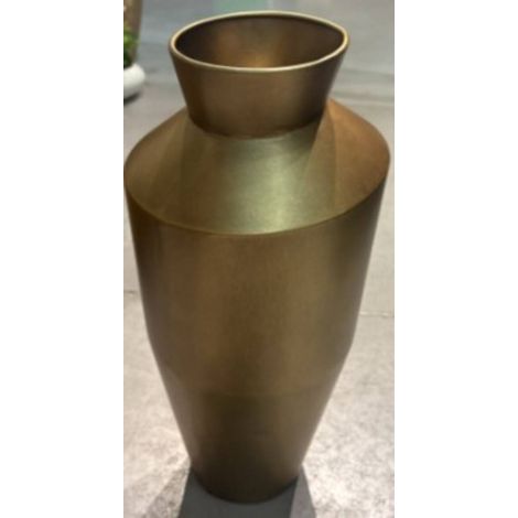 Vaso in metallo barrel, altezza 40 cm, dorato - Atmosphera créateur d'intérieur (1/2)