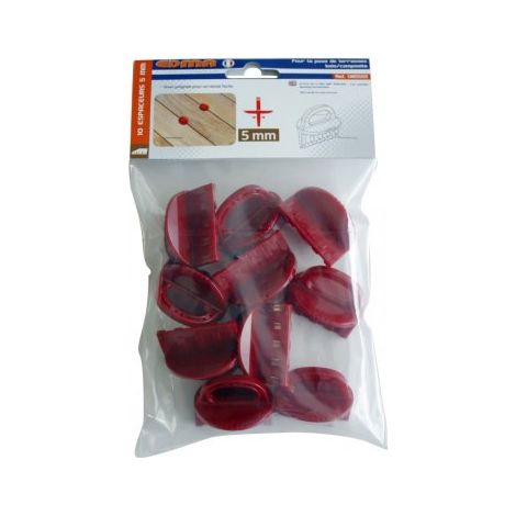 Edma – Sachet de 10 espaceurs de lame 5 mm – Pour pose de terrasse carrelage, pierre et béton – Retrait facile avec pince