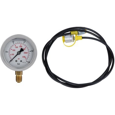 Hydraulic Pressure Gauge Kit, 1.5M Test Hose for Kit Accumulator System (1/5)