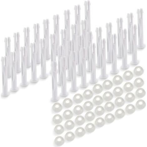 Kit de joints en caoutchouc et de goupilles de joint 25018 - Kit de joints de goupilles de piscine de 2.75" de long pour piscines rondes à cadre métallique Intex de 13' à 24'. paquet de 36 (1/5)