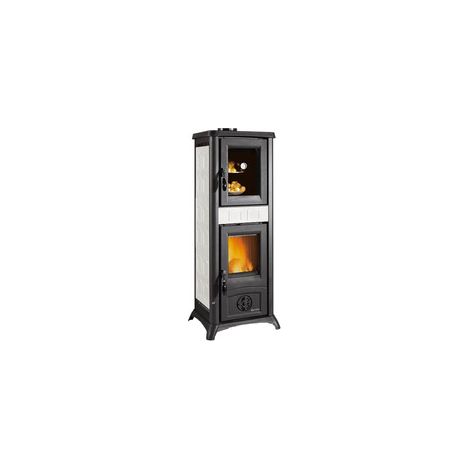 STUFA LEGNA C/FORNO 7,3 KW GEMMA CERAM BIAN V6