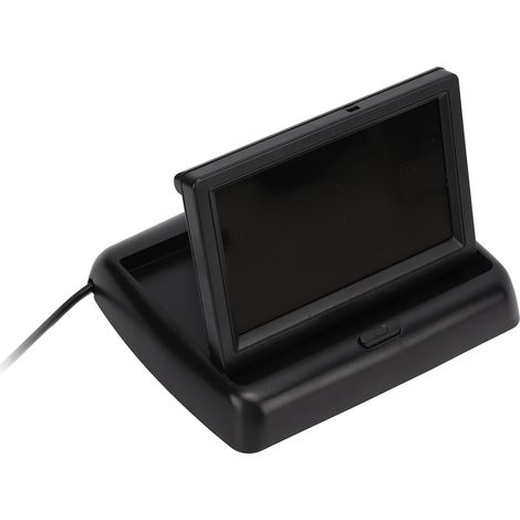 Caméra bébé pour voiture, grand écran 4,3 pouces, affichage clair, support rotatif à 360°, grand angle de 150°, vision nocturne, rétroviseur bébé pour voiture NTSC (1/5)