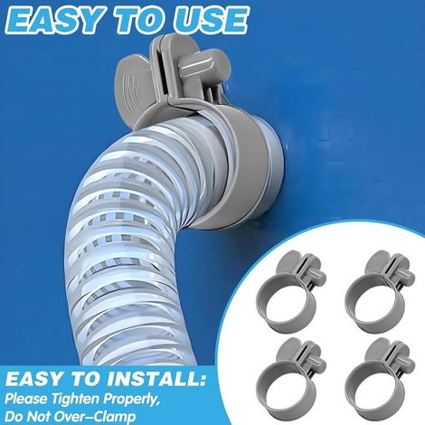 Lot de 4 adaptateurs de tuyau type B pour pompe Intex – Raccord de conversion (1/5)