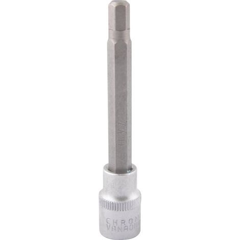 Douille embout héxagonale 7mm L. 65 mm 3/8" CrV pour étrier de frein - OM 0197 - CLAS Equipements