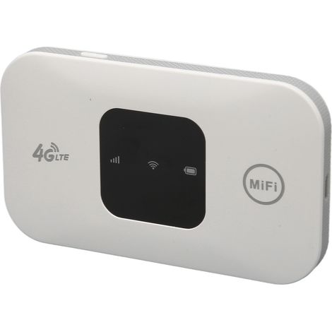 Routeur WiFi 4G 150 Mbps, emplacement pour carte SIM, compatible avec 10 appareils, batterie 2100 mAh, modem WiFi USB 4G LTE pour le bureau, les voyages et la maison