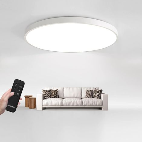 JDONG Led Deckenleuchte Dimmbar 72W Rund Flach Deckenlampe mit Fernbedienung 3000K-6000K Wohnzimmerlampe Modern ultradünn Leuchte für Wohnzimmer, Schlafzimmer Esszimmer Büro Ø585CM