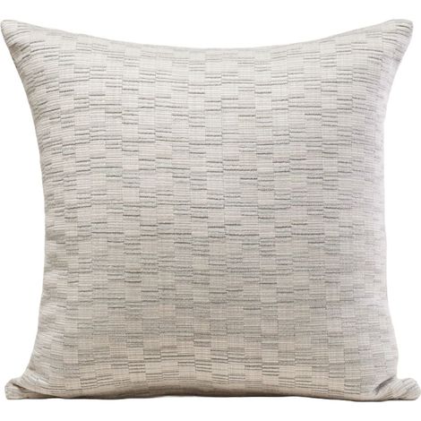 Housse de coussin en Jacquard texturé et graphique KAPLAN (1/4)