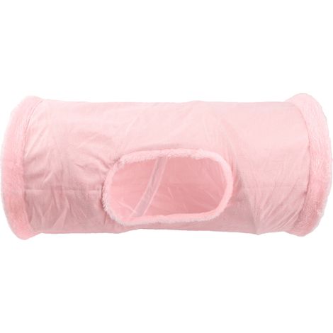 Tunnel Pour Chat - Tunnel Jouet Pliable Léger En Suède - Pour Jeu Intérieur Et Entraînement D'Agilité - 1 Pièce (1/5)
