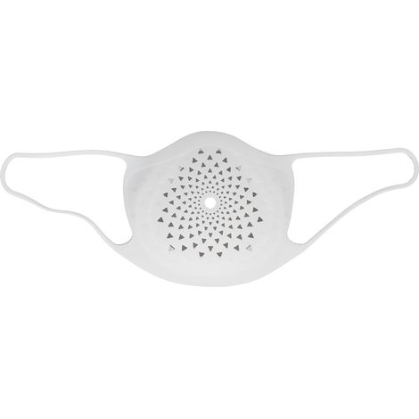 Support interne respirant en silicone pour masque facial, cadre souple lavable et réutilisable, coque anti-buée pour extérieur, compatible avec masques, oreilles confortables. (1/5)
