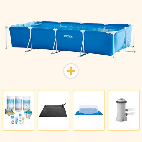 Intex Piscine Tubulaire Rectangulaire - 450x220x84 cm - 5-pièces S20846 (1/2)