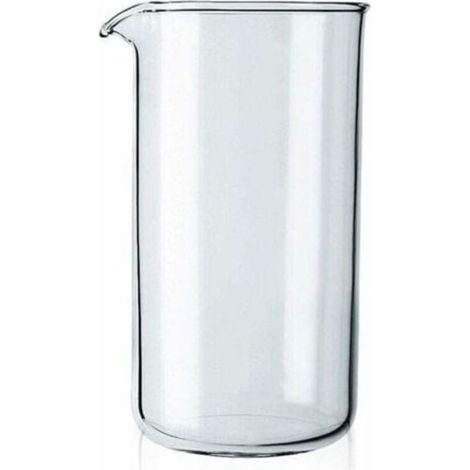 Verre de rechange pour cafetière à piston 350 ml (3 tasses, 0,35 L, 12 oz) – Transparent, vérifiez la compatibilité (1/4)