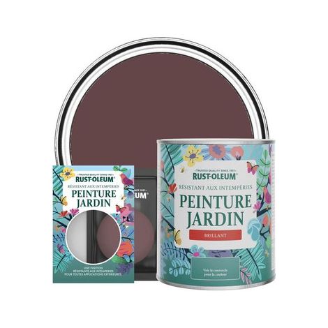 Peinture Jardin, Finition Brillante - Mûre (1/3)