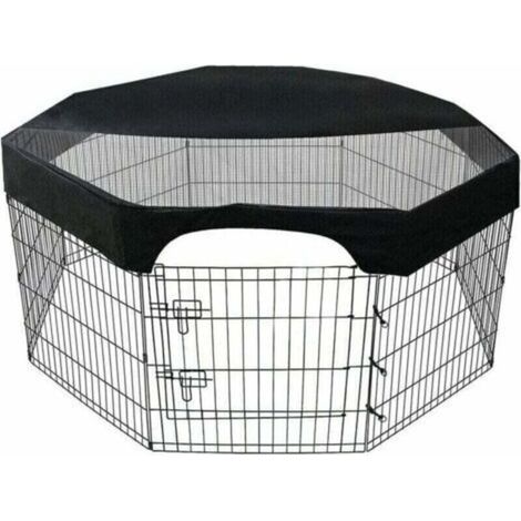 Couverture d'abri pour animaux – Filet de clôture octogonale 24 panneaux, étanche et ombrageant, dimensions standard (1/4)