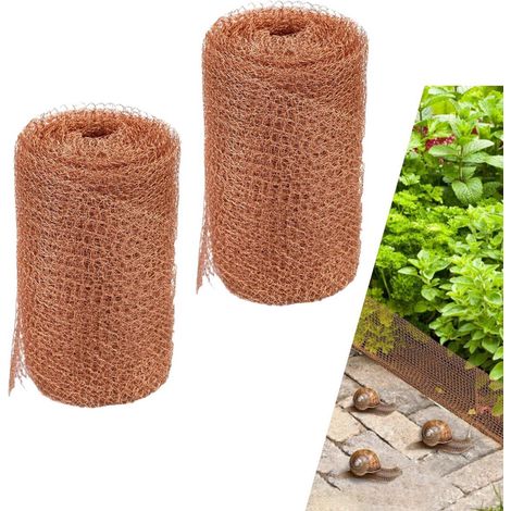 Toile de cuivre anti-escargots et rongeurs - 10 m - Modulable (1/5)