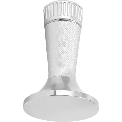 Ensemble tasseur à café 2 en 1 en acier inoxydable, aiguille de distribution de 58,3 mm, couleur argent. (1/5)
