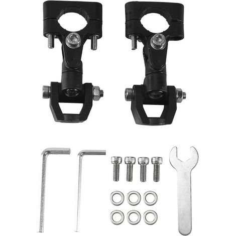 Motorrad-Scheinwerfer-Befestigungshalterung Nebelscheinwerfer-Montagehalterung LED-Zusatzscheinwerferhalterung für BMW- R1200GS F800GS/F650FS()