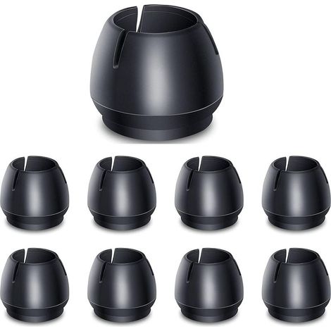 Protection pour meubles 24 Pcs De Coussinets De Protection De Jambe De Chaise en Silicone Au Sol,Tasses De Meubles avec Coussinets en Feutre,Capuchons De Jambe Ronds Antidérapants en Silicone (1/5)