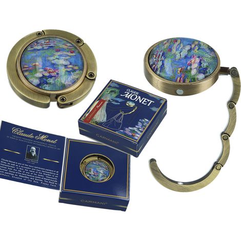 Appendiabiti estensibile per borse, Claude Monet, ninfee, regalo