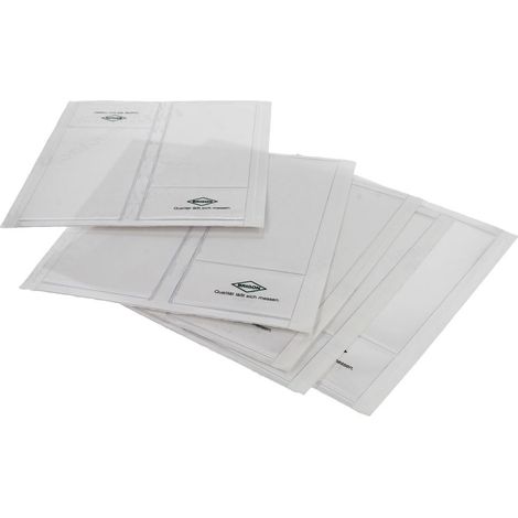 Sachets autocollants pour protocoles de mesure