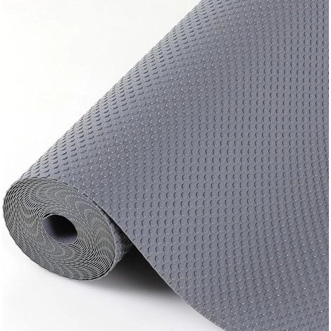 Tappetino in EVA per cassetti e ripiani – Resistente all'umidità, impermeabile e antipolvere – Assorbimento senza lasciare tracce e senza pieghe per cucina, armadi, frigorifero, cassettiera (grigio, 0 (1/5)