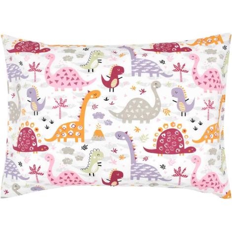 Taie d'oreiller enfant en coton imprimé, style enveloppe, idéale pour les voyages, disponible en plusieurs tailles. (1/5)