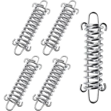 ressorts, ressorts de voile d'ombrage, ressorts hélicoïdaux de voile d'ombrage, tendeur de store. Indispensable pour le camping. (1/5)