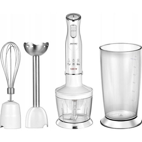 Batidora MPM MBL-36 blanca 1200 vatios 12 velocidades