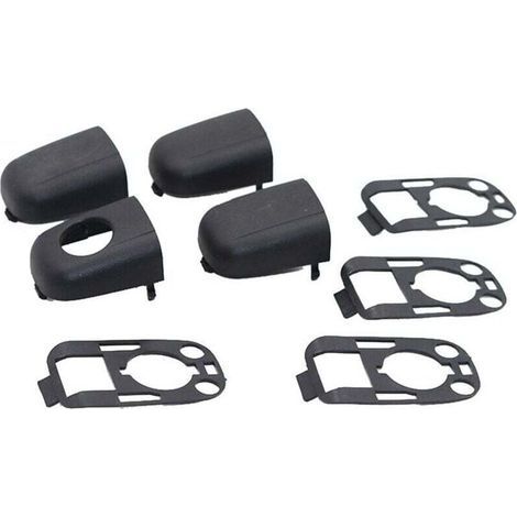 Kit de Garniture de Capuchon D'ExtréMité de PoignéE de Porte de Voiture avec Bouchon 9101AA pour 307 C2 C3 (1/4)