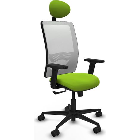 Silla de oficina piqueras y crespo Zulema negro reposabrazos ajustables (1/2)