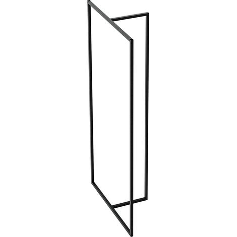 Appendiabiti appendiabiti appendiabiti armadio aperto acciaio 160 x 80 x 32 cm nero 030010286
