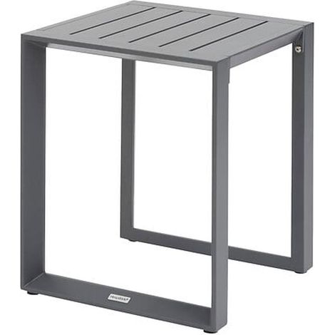Table de jardin d'appoint carrée en aluminium EVASION (1/3)