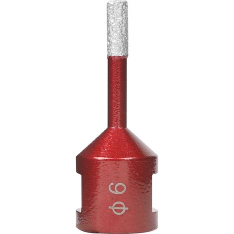 Foret diamant pour carrelage 6 mm, Scie Cloche Diamant Foret avec Filetage M14 Pour Le Forage à Sec Ou Humide De Manière Sec En Porcelaine, Carrelage, Granit, Marbre, Verre (1/5)
