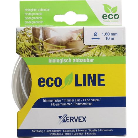 Xervex Ecoline Trimmerfaden F3.1 Ø 1,6 mm 10 m weiß (1/2)